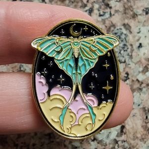 *2 for $13* Luna Moth In The Sky Pin